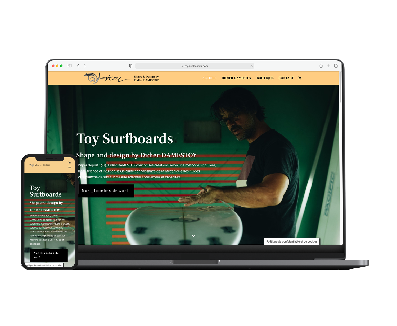 ToySurfboards Website